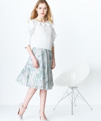 STRAWBERRY-FIELDS　スモ―キーフラワースカート