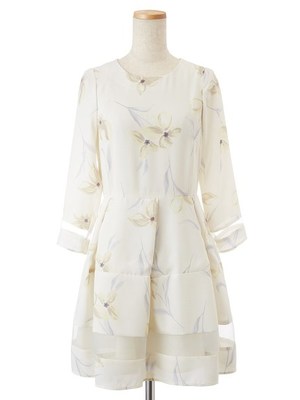 Oリリウムフラワーワンピ