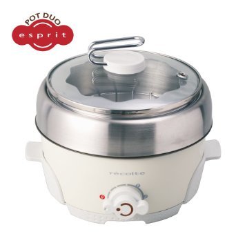 レコルト ポットデュオ エスプリ ホワイト RPD-2W