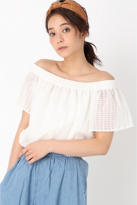 【DESIGNERS REMIX】 KEIRAオフショルダートップス