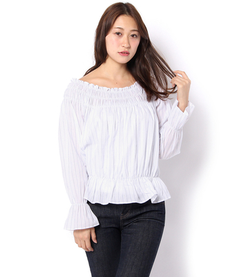 カラミストライプチュニック