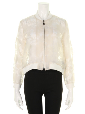 MIIA オパールレースコンパクトブルゾン