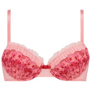 いちご×レース ブラ&ショーツセット