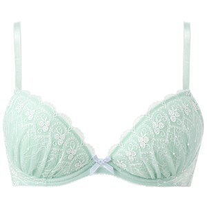 バラ×ハートレース ブラ&ショーツセット