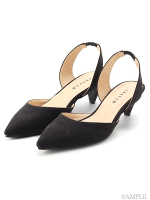 ローヒールパンプス