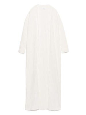 オーガニックコットンリブロングカーディガン