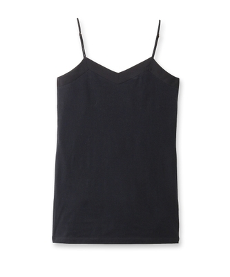 サテントリミングキャミソール