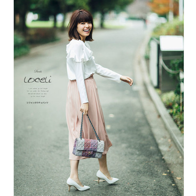 tocco closet シフォンガウチョパンツ