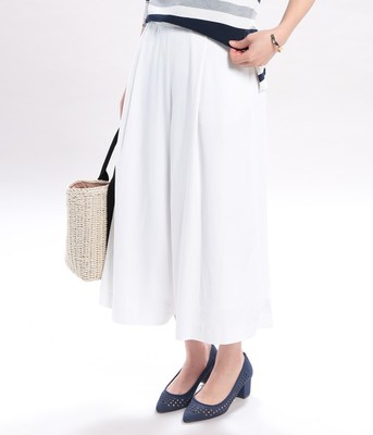 Vis タック入りガウチョパンツ