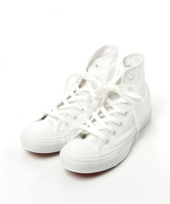 コンバースオールスターホワイトプラスハイカット