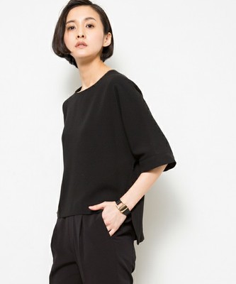 STUDIOUS CITY サイドスリットブラウス