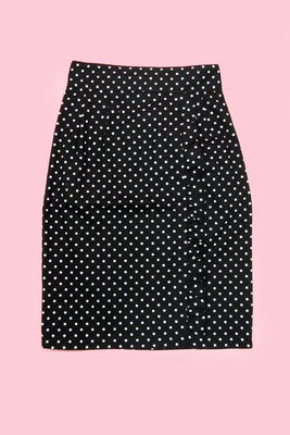 ドットタイトスカート