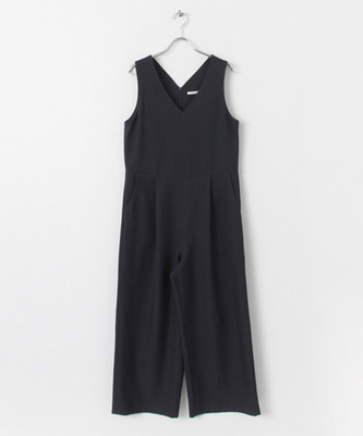 Vネックオールインワン