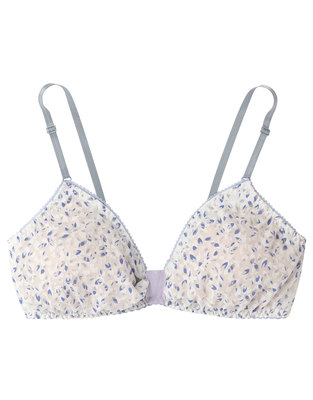 こもれびプリント ノンワイヤーブラ
