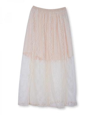 レースパッチワークスカート