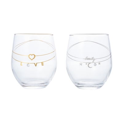 ラブ&ビューティー タンブラー (2個セット)