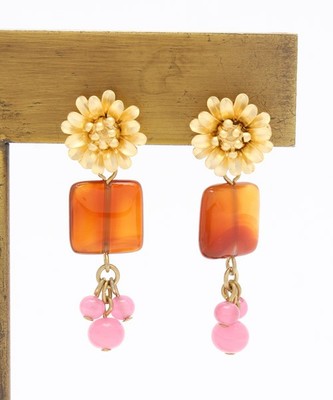 KEITA MARUYAMA accessories(ケイタ マルヤマ　アクセサリーズ)　Color harmonyフラワーピアス