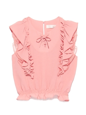 Lily Brown （リリーブラウン）  シフォンフリルトップス