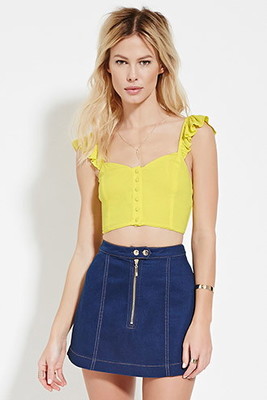 スモックバッククロップトップ