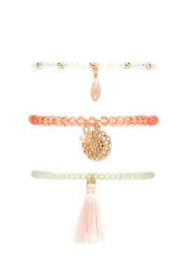 ビーズストレッチブレスレットセット