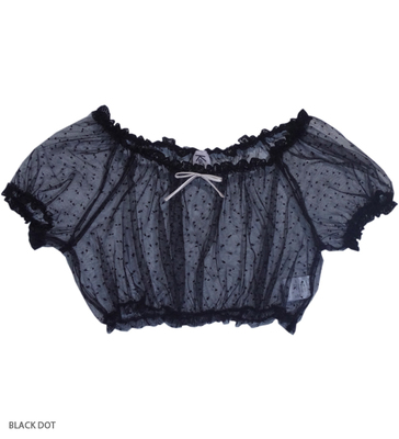 CONFETTI CUTIE puff blouse