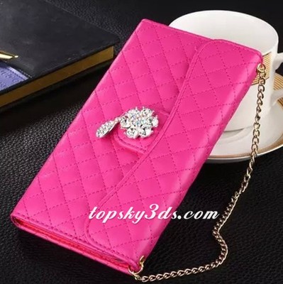 カード収納可能の手帳型カバー　iphone6/plusケース　斜め掛け