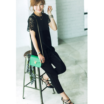 Noriko & Michiko Spring collaboration【Lace set up】レディース レース セットアップ