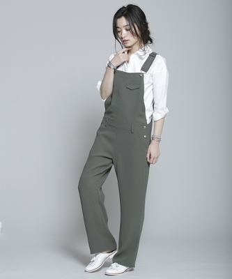 ExROBE とろみワイドオーバーオール