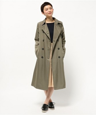 ロングライトトレンチコート