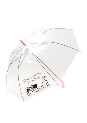 Bonjour Plastic Umbrella