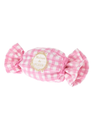 オーガンジーギンガムチェックキャンディポーチ