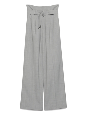 ベルト付きワイドパンツ