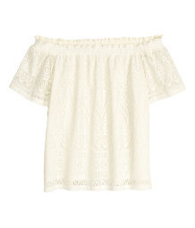 オフショルダートップス