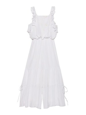 snidel  フラワー刺繍オールインワン