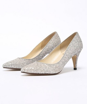 グリッタードレスパンプス