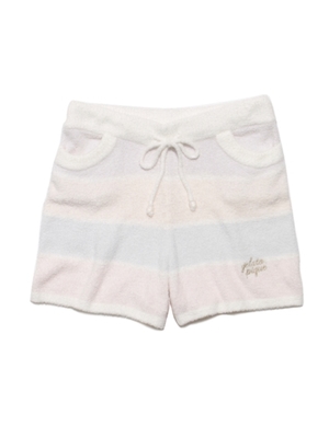 moco moco’スムーズィー’5ボーダーショートパンツ