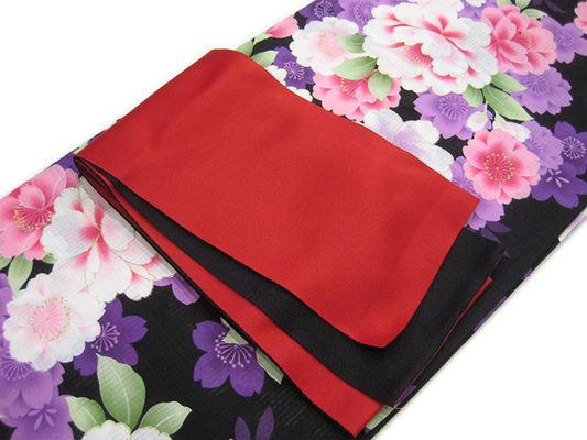 浴衣+リバーシブル帯 2点セット