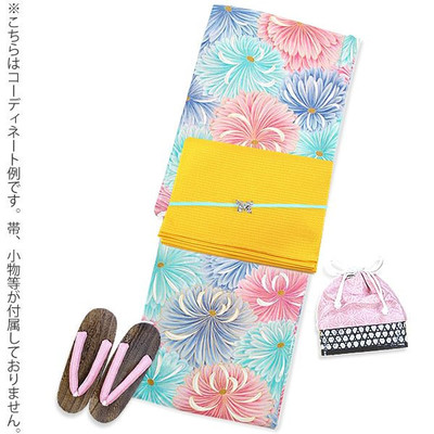 水色×ピンク、ラベンダーブルー 百々菊