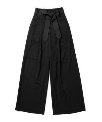 CAROLINA GLASER / ハイウエスト リボンパンツ