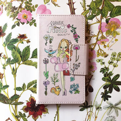 'Florally Poetic Society' (マルチタイプ手帳型ケース)