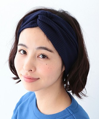 BEAMS BOY リブヘアバンド