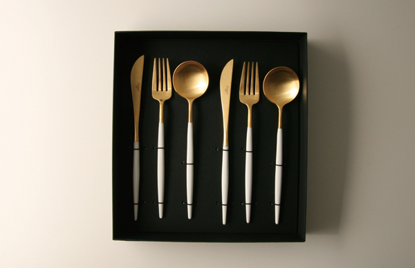 GOA ホワイト×ゴールド6ピースセット