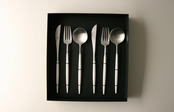 GOA ホワイト×シルバー/6ピースセット