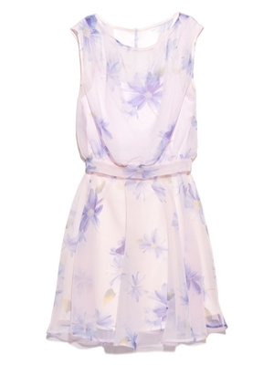 オーガンジーフラワーセットアップ