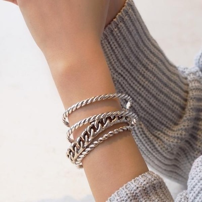 Jewel Changes PHILIPPE AUDIBERT ツイスト ダブル バングル / フィリップオーディベール 