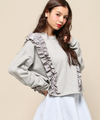 ベロアフリルスウェット