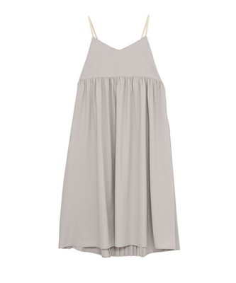 バックプリーツキャミワンピース