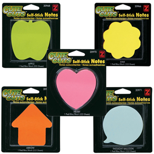ＣｕｔｅＣｕｔｓ　セルフステックノート（付箋紙）