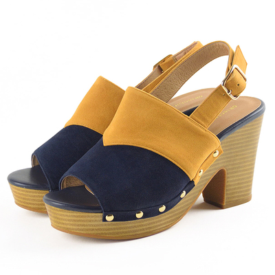 バイカラーサンダル