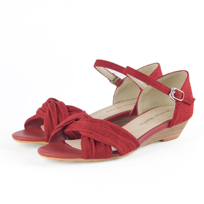 クロスデザインサンダル